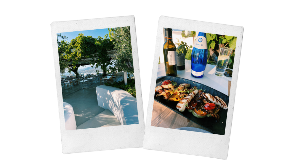Our favorite places to eat in Santorini: Pyrgos Restaurant