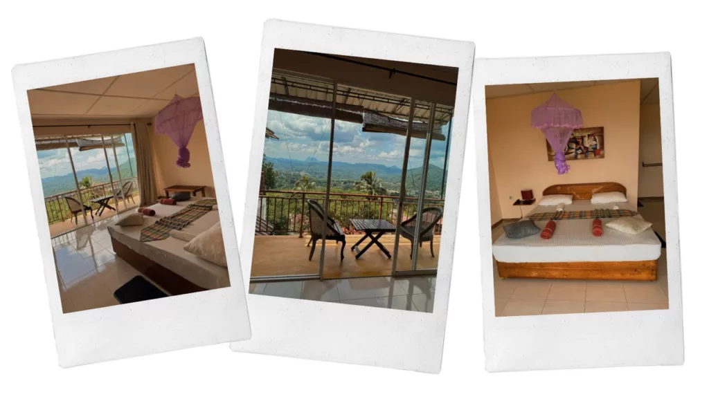 High View Homestay: Double room with views