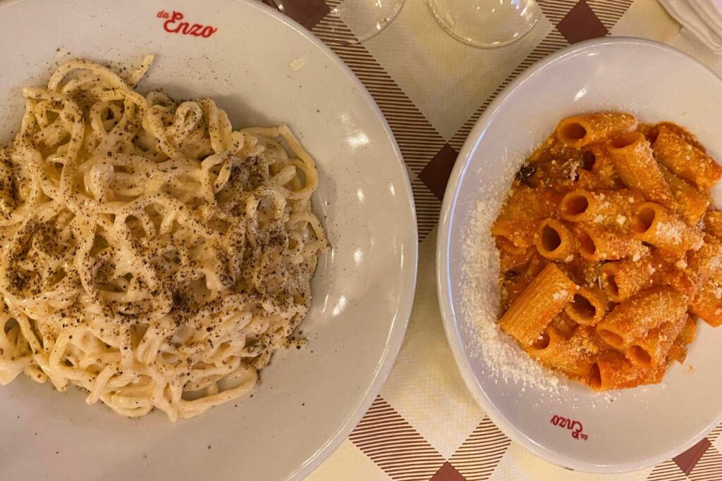 Must try dishes when in Rome: amatriciana