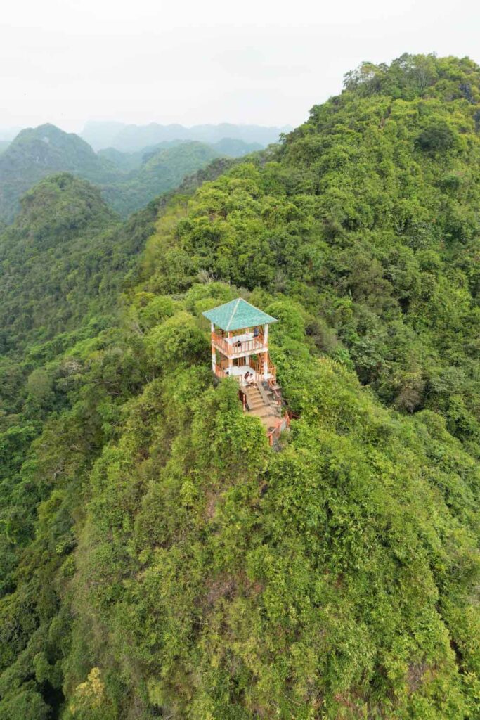 Things to do on Cat Ba Island: Ngu Lam Peak