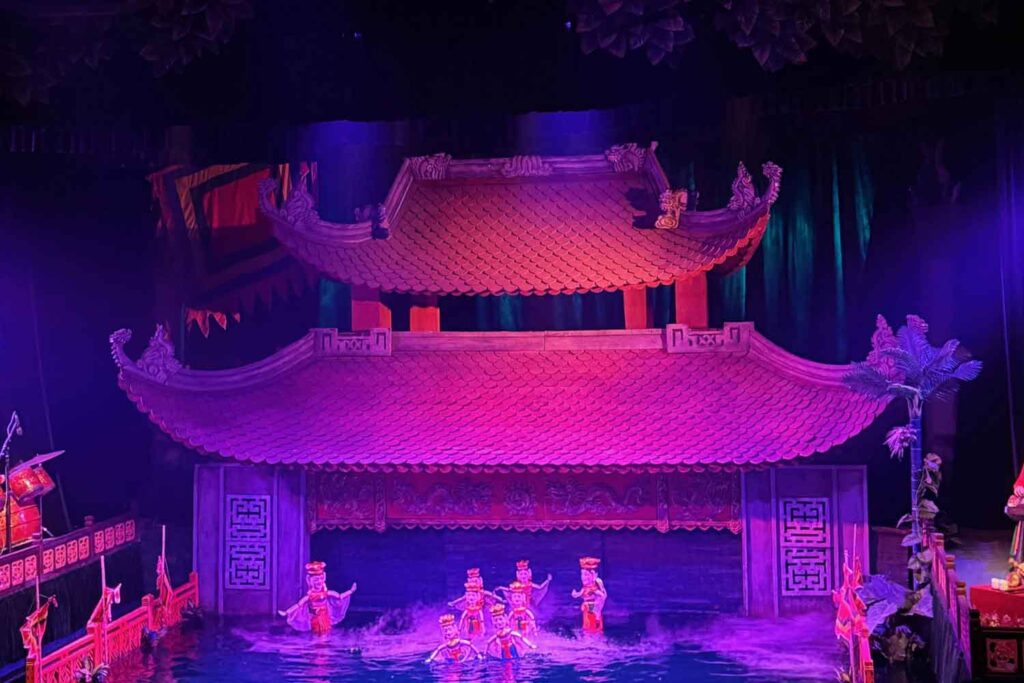 Things to do in Hanoi: water puppet show