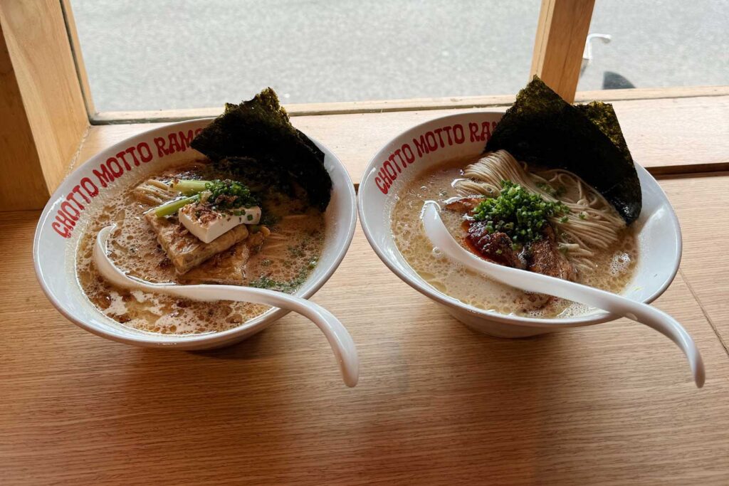 Where to eat in Ubud: Chotto Motto Ramen