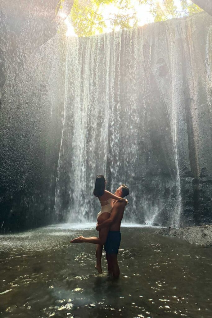 Bali waterfalls: Tukad Cepung Waterfall